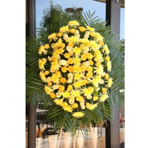 LA203 Yellow Memorial Spray – West Hollywood Florist, West Hollywood CA