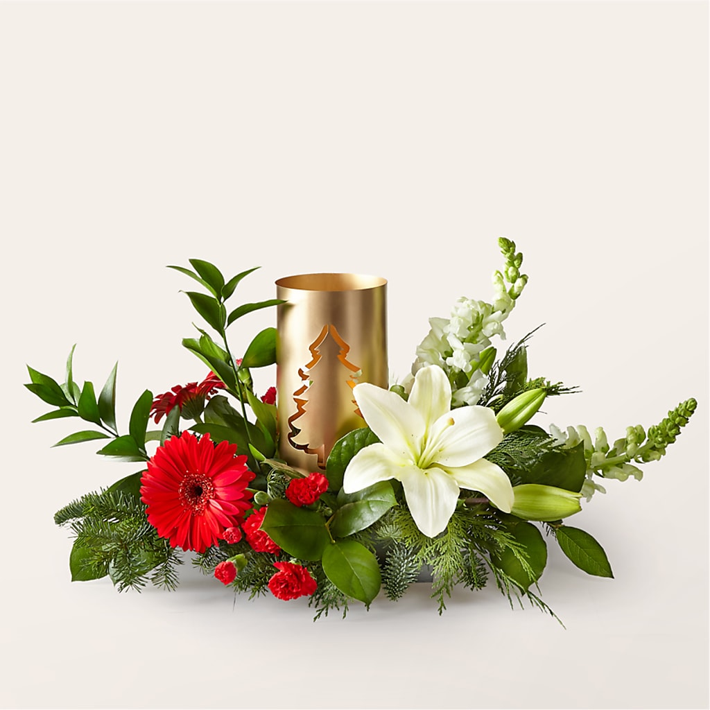 Mingle & Jingle Centerpiece – West Hollywood Florist, West Hollywood CA