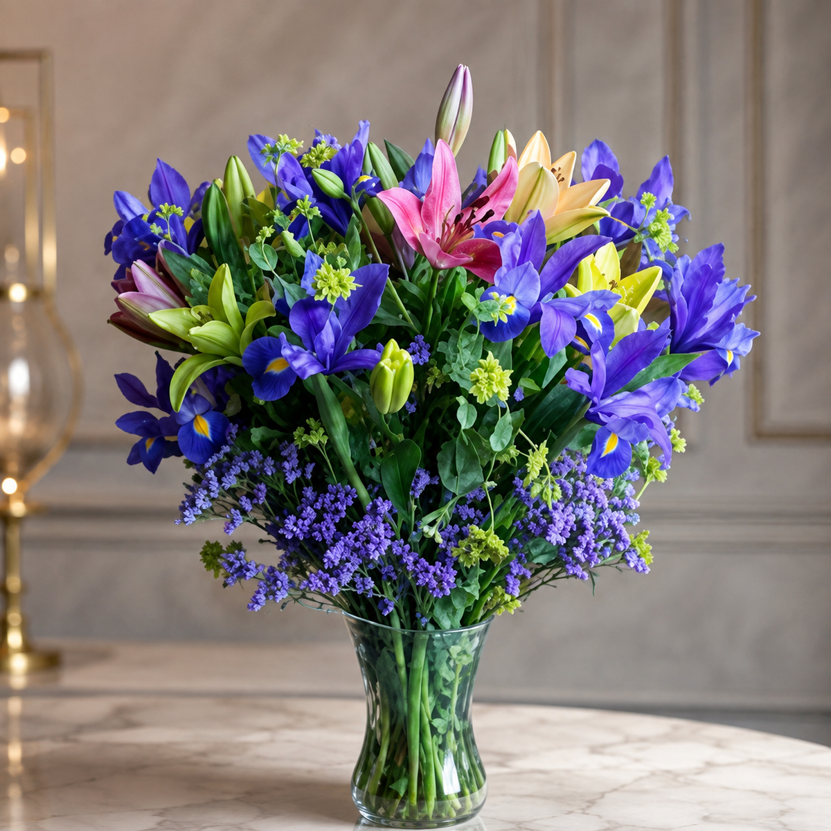 Blue Festival Arrangement – West Hollywood Florist, West Hollywood CA