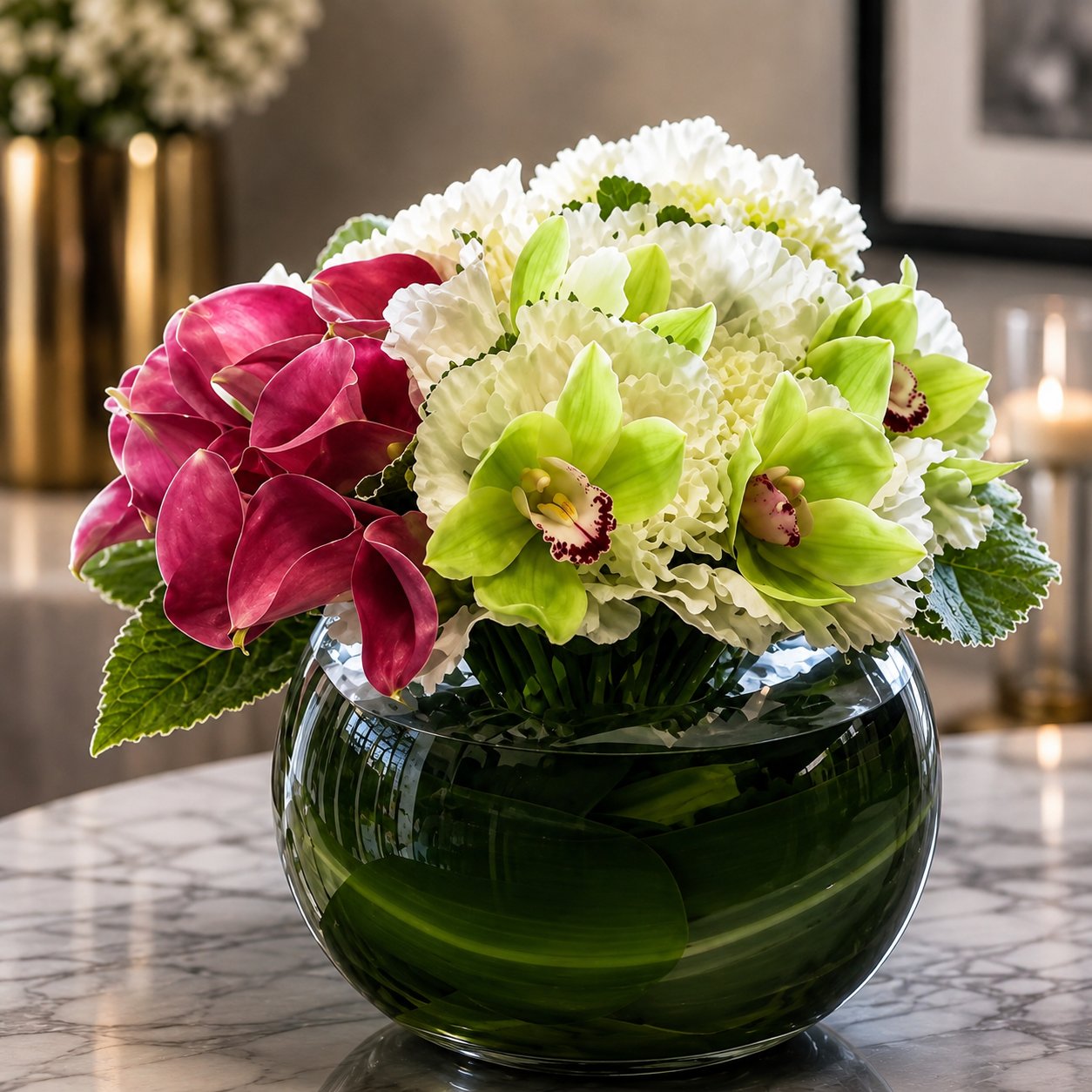 Modern Bowl – West Hollywood Florist, West Hollywood CA