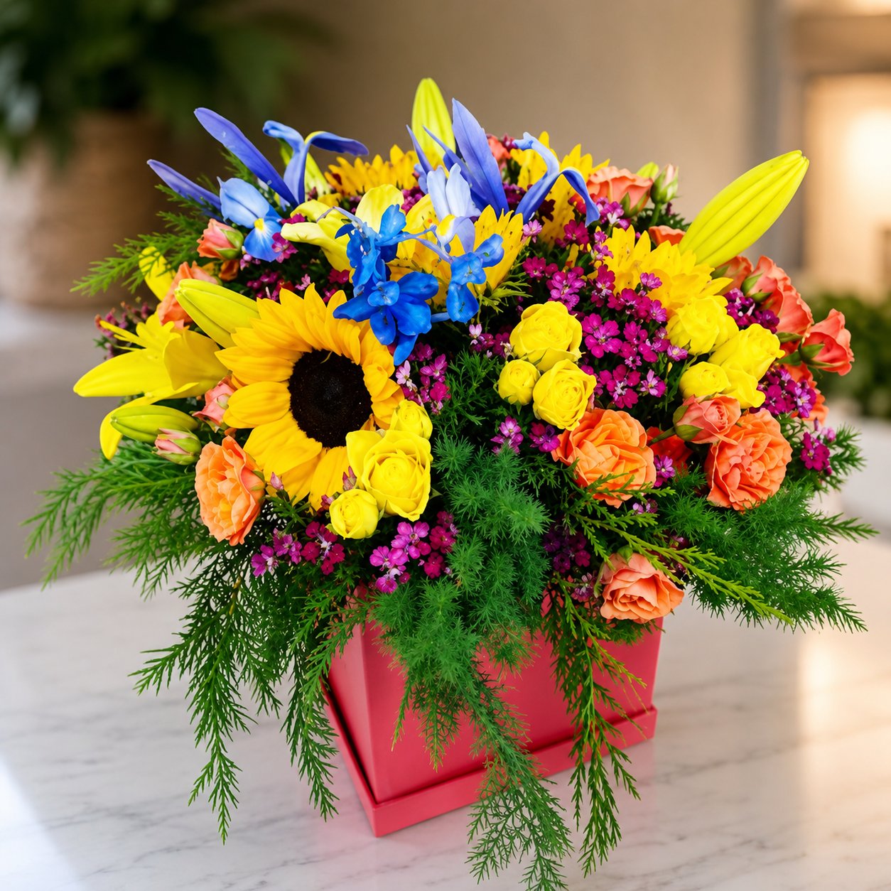 Radiant Blooms Box – West Hollywood Florist, West Hollywood CA