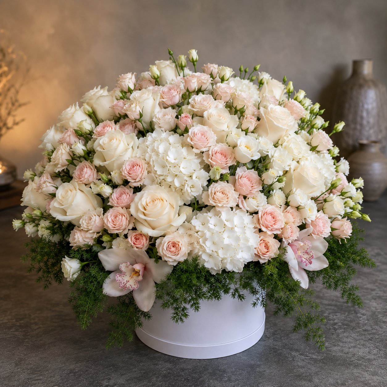 Moonlight Beauty Floral Box – West Hollywood Florist, West Hollywood CA