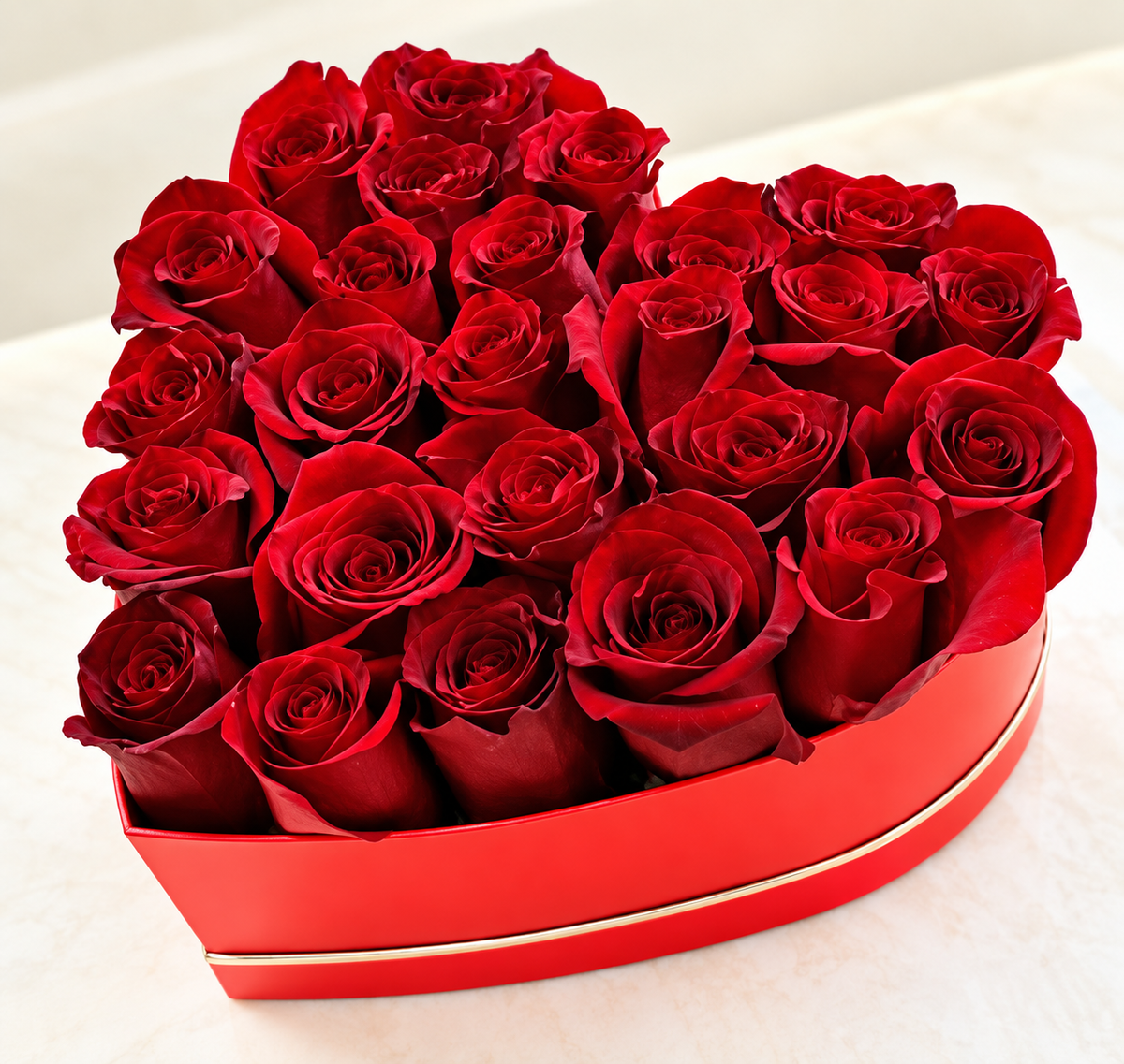 Heart Rose Box – West Hollywood Florist, West Hollywood CA
