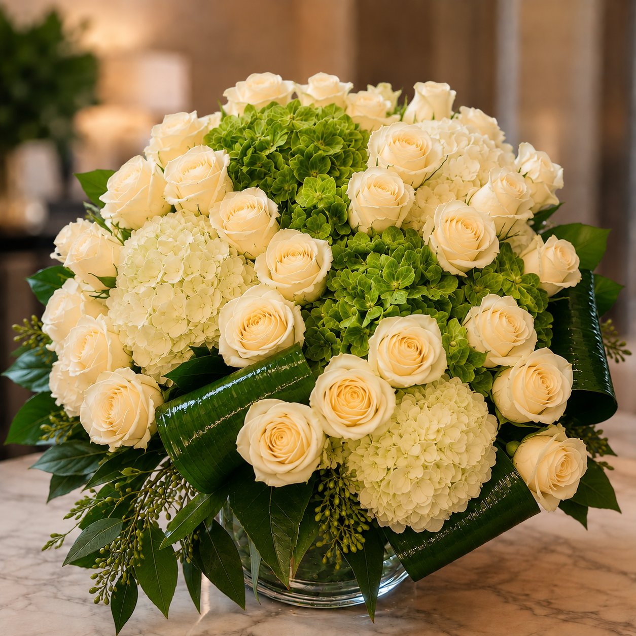 LA Mint Medley Flower Arrangement – West Hollywood Florist, West Hollywood CA
