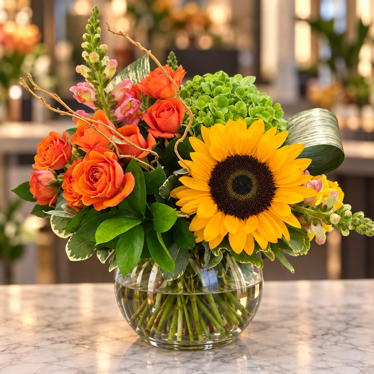 Citrus Sunrise – West Hollywood Florist, West Hollywood CA
