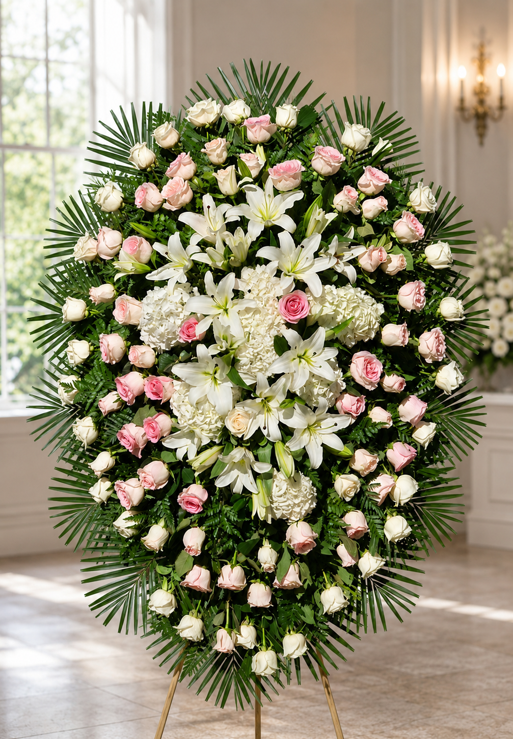 Forever Cherished Standing Spray – West Hollywood Florist, West Hollywood CA