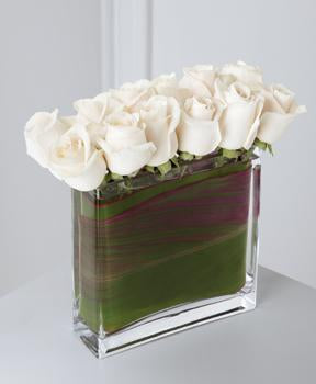 Eloquent White Rose Bouquet – West Hollywood Florist, West Hollywood CA