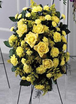 Glowing Tribute Standing Spray – West Hollywood Florist, West Hollywood CA