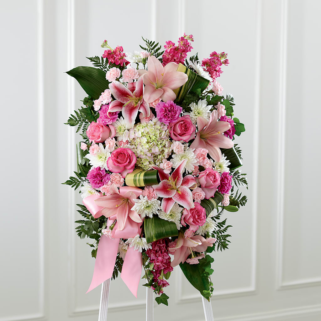 Comforting Standing Spray – West Hollywood Florist, West Hollywood CA