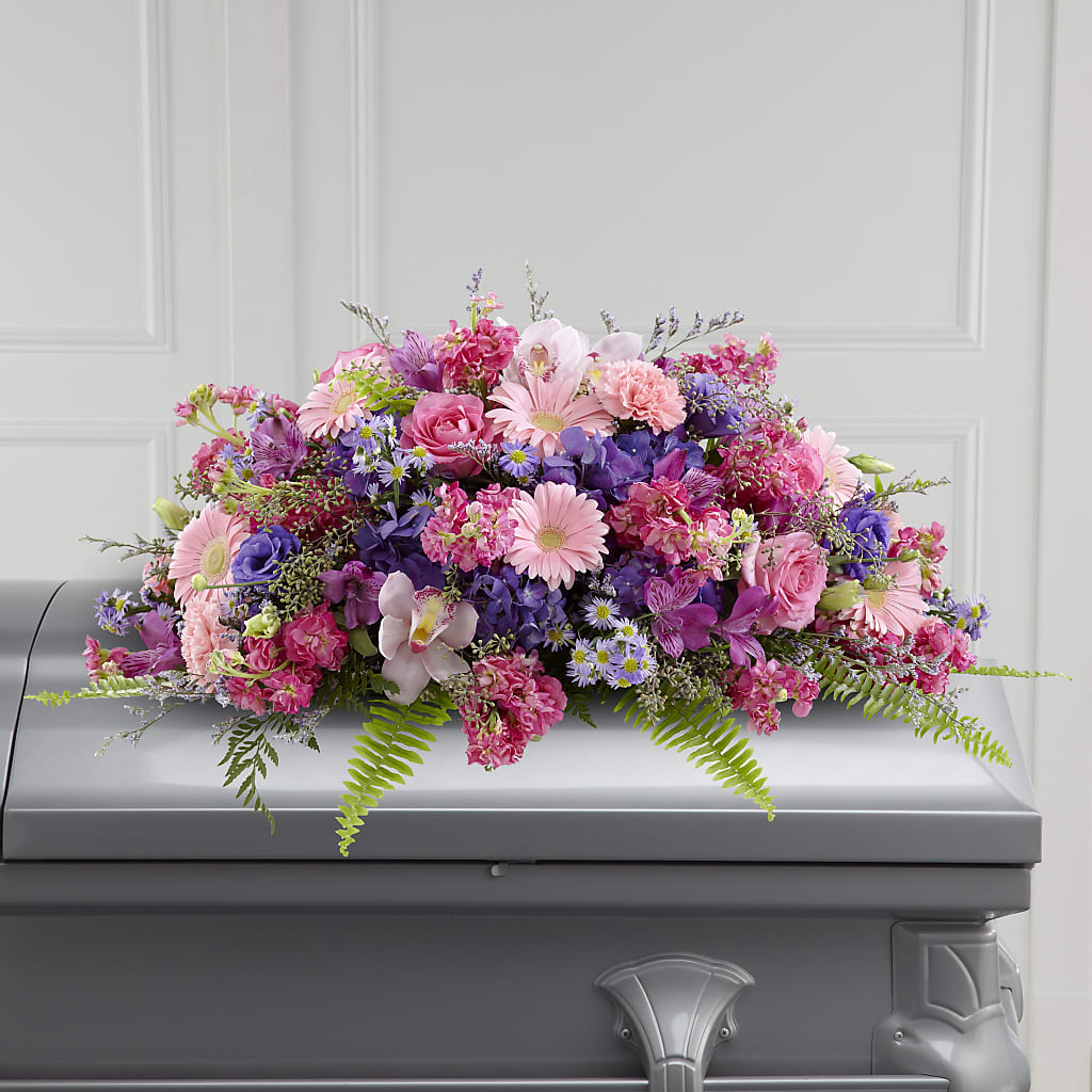 Glorious Garden Casket Spray – West Hollywood Florist, West Hollywood CA