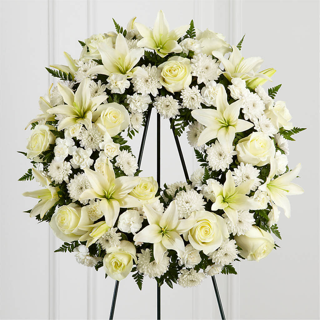 Treasured Tribute Wreath – West Hollywood Florist, West Hollywood CA