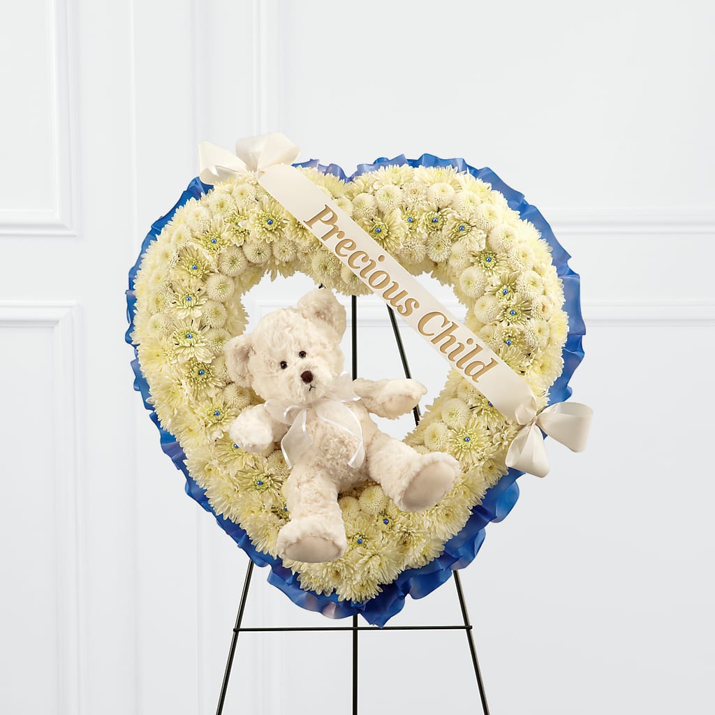 Precious Child Standing Heart – West Hollywood Florist, West Hollywood CA