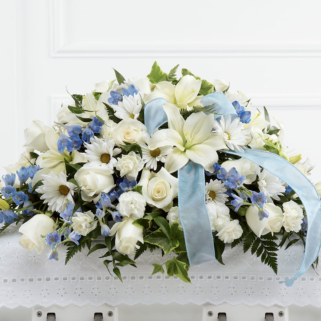 Tender Treasure Casket Spray – West Hollywood Florist, West Hollywood CA