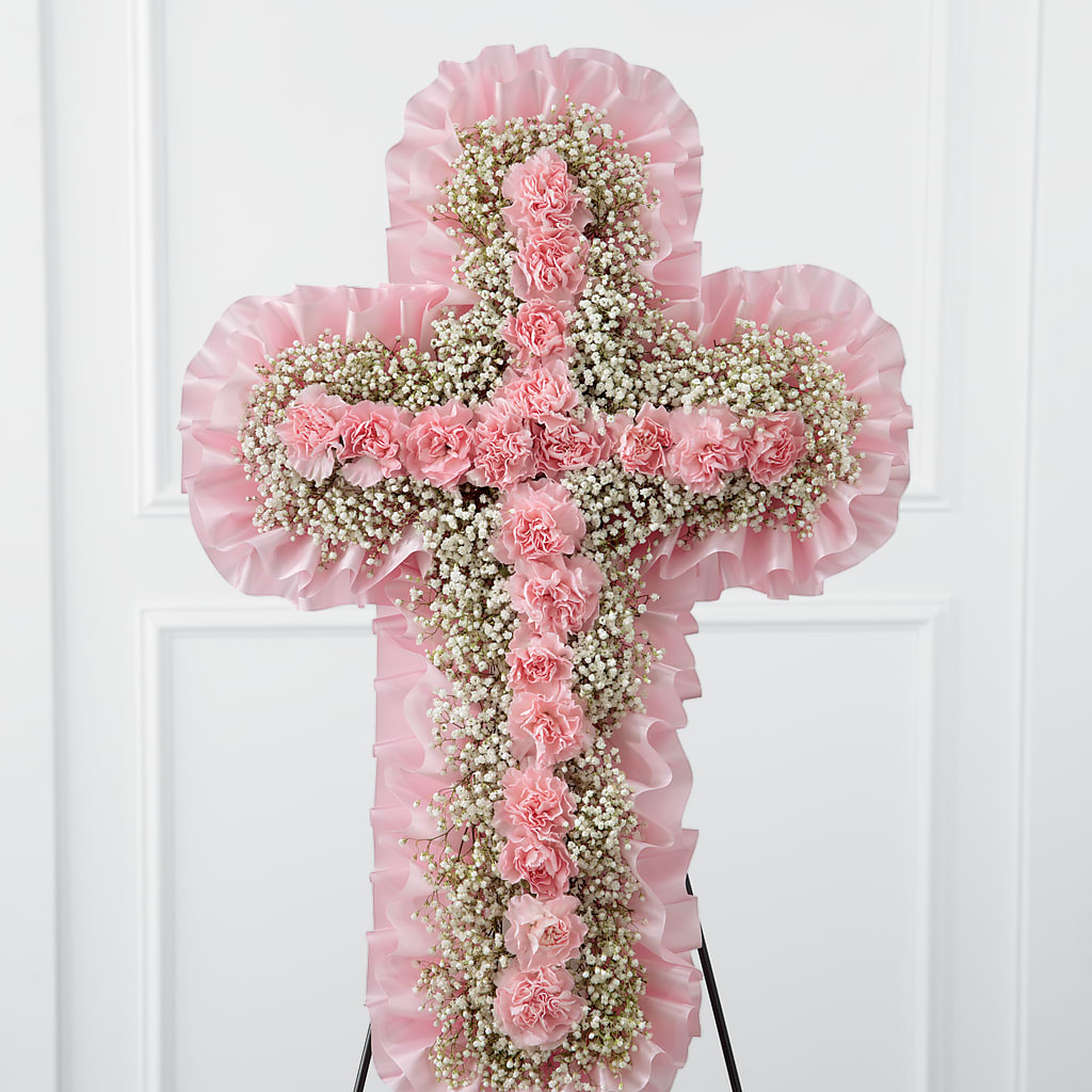 Angel's Cross Easel – West Hollywood Florist, West Hollywood CA