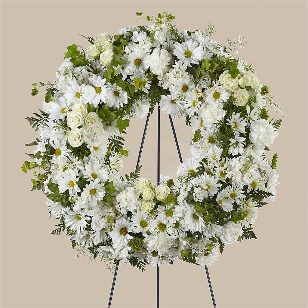 Faithful Wishes Wreath – West Hollywood Florist, West Hollywood CA