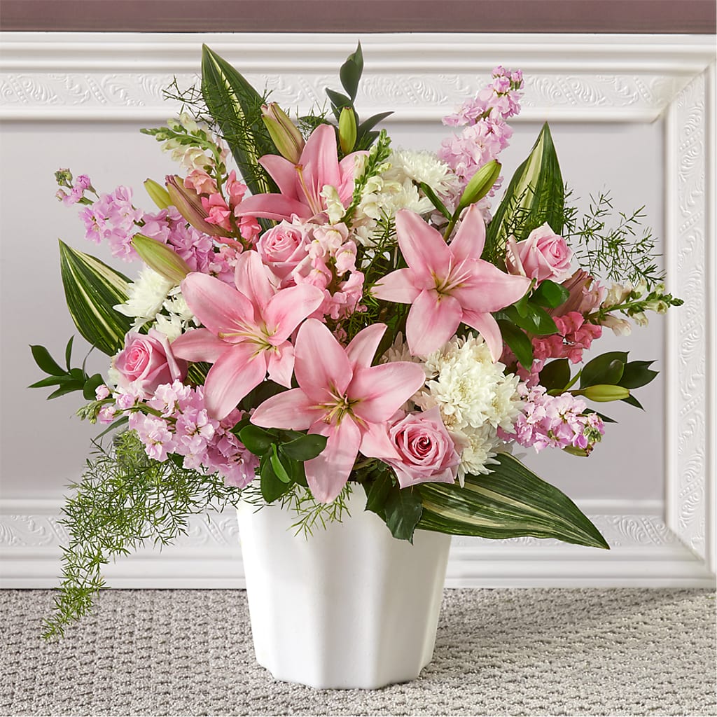 Simply Serene Floor Basket – West Hollywood Florist, West Hollywood CA