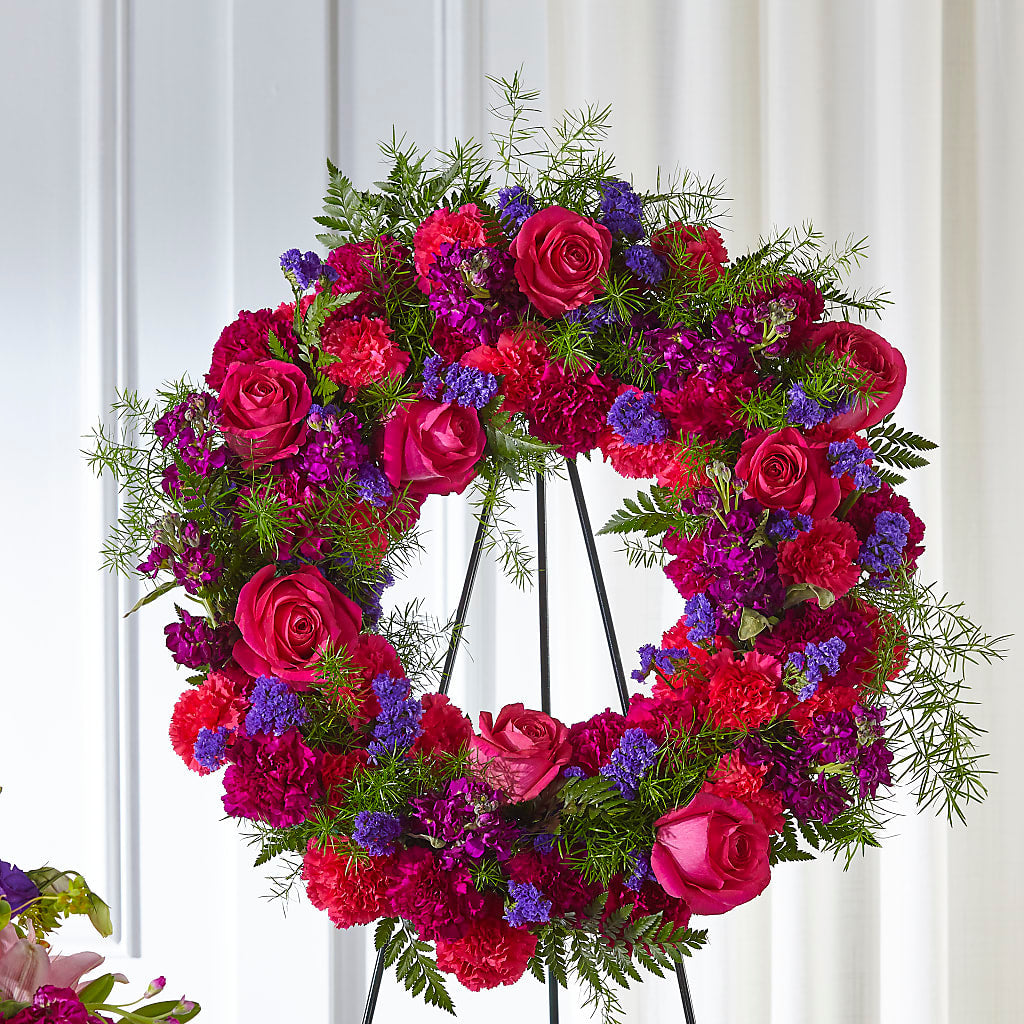 Calming Colors Wreath – West Hollywood Florist, West Hollywood CA