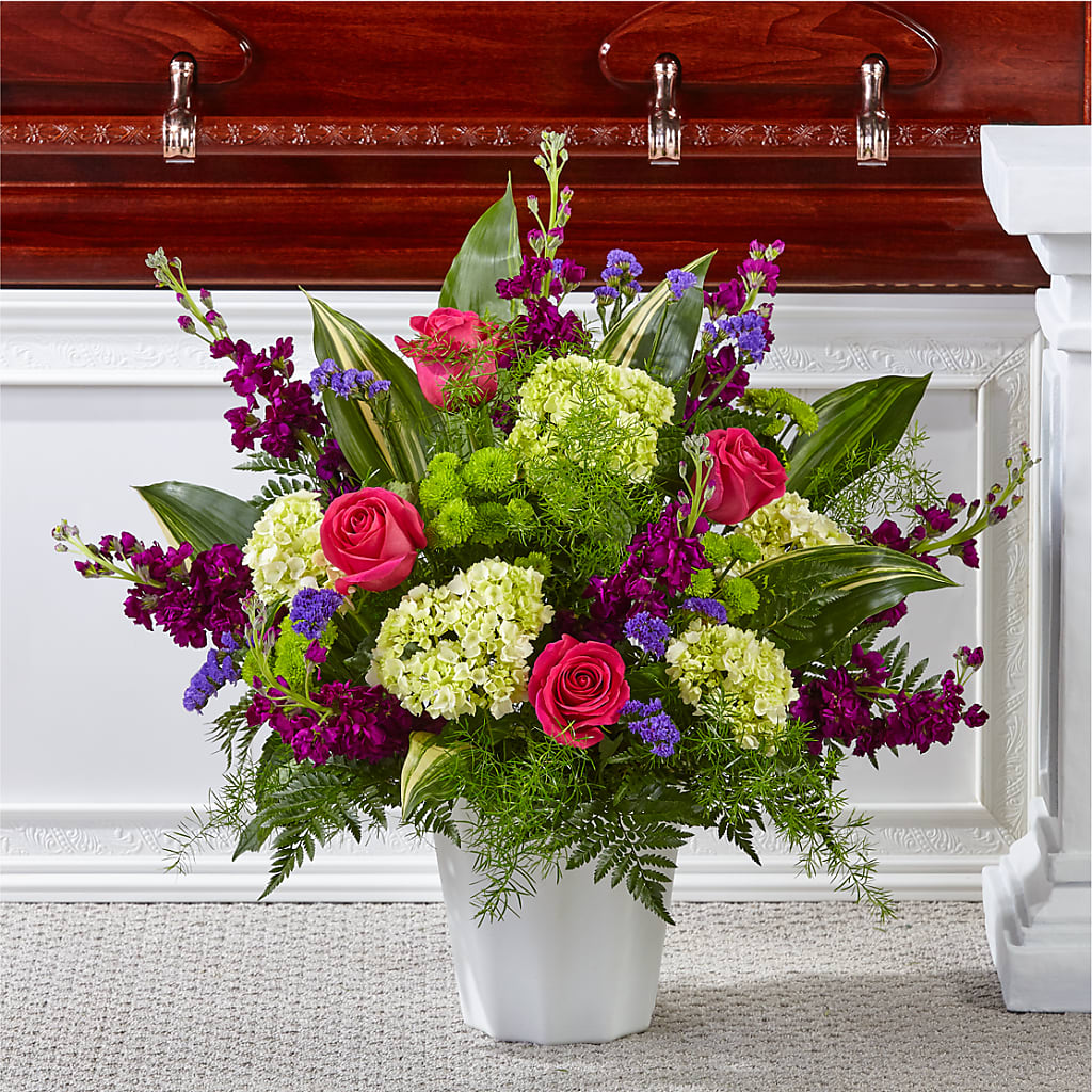 Beautiful Horizons Floor Basket – West Hollywood Florist, West Hollywood CA