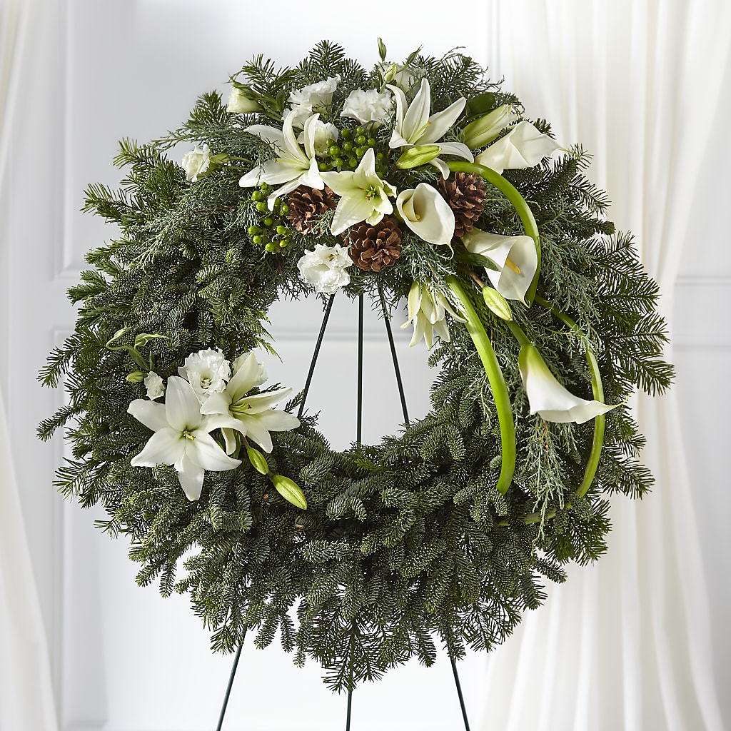 Greens of Hope Wreath – West Hollywood Florist, West Hollywood CA