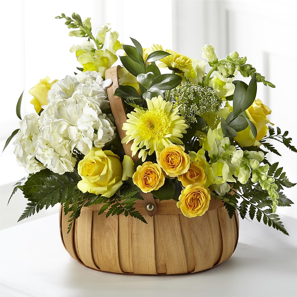 Rustic Remembrance Basket – West Hollywood Florist, West Hollywood CA