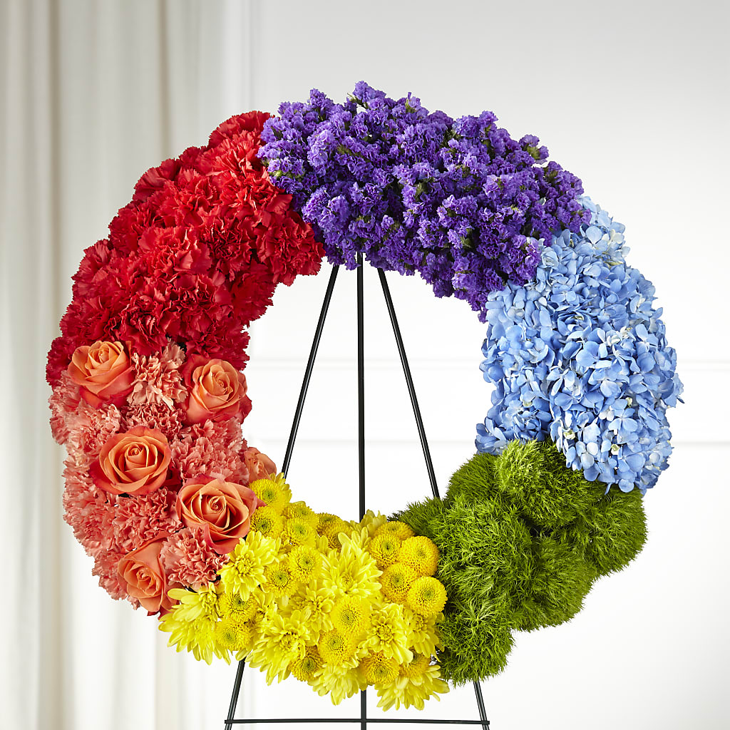 Circle of Love Wreath – West Hollywood Florist, West Hollywood CA