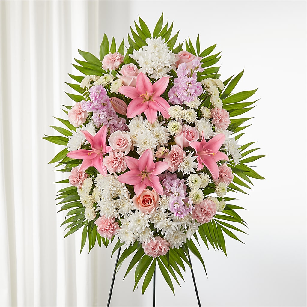 Offering Solace Standing Spray – West Hollywood Florist, West Hollywood CA