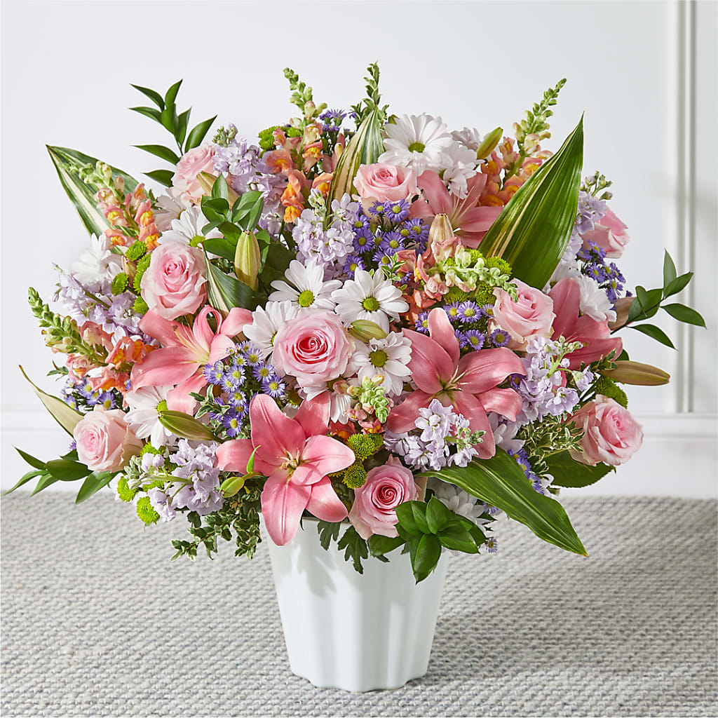 Abundant Compassion Floor Basket – West Hollywood Florist, West Hollywood CA