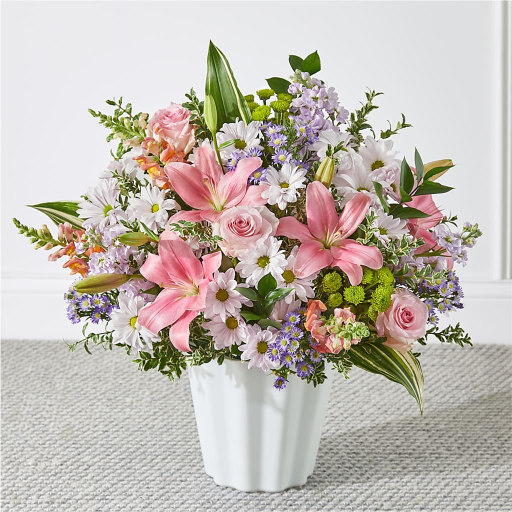 Abundant Compassion Floor Basket – West Hollywood Florist, West Hollywood CA
