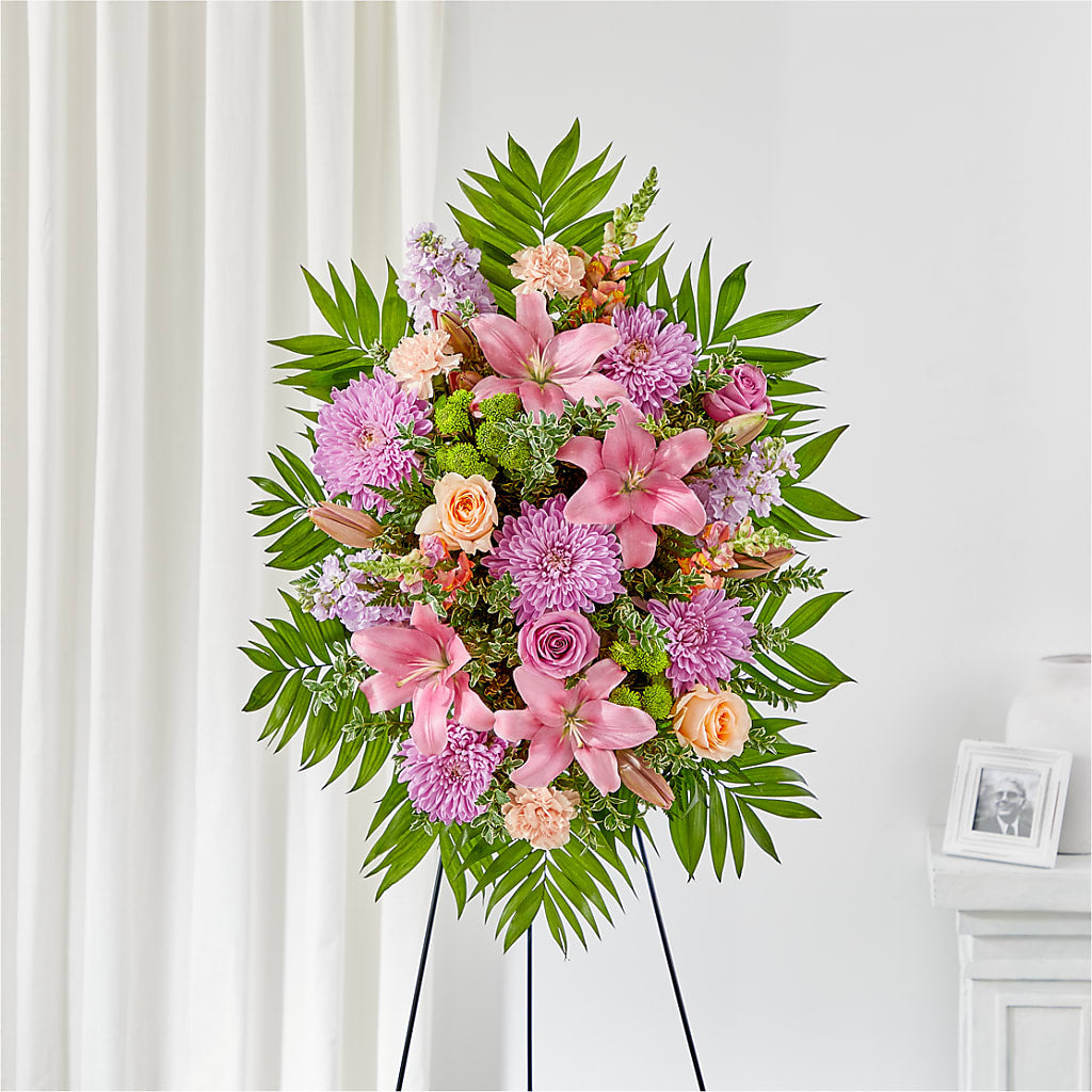 Love & Light Standing Spray – West Hollywood Florist, West Hollywood CA