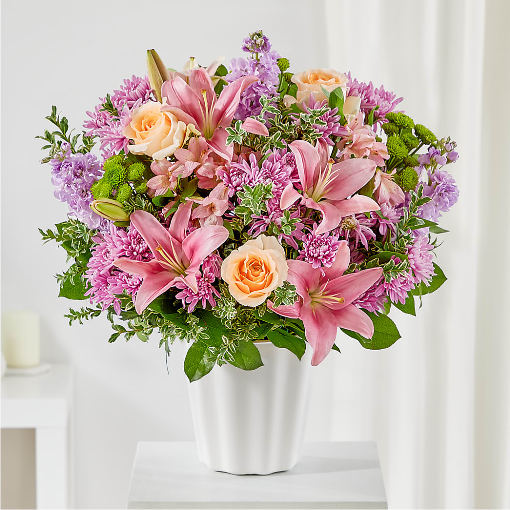 Supportive Embrace Tabletop Basket – West Hollywood Florist, West Hollywood CA