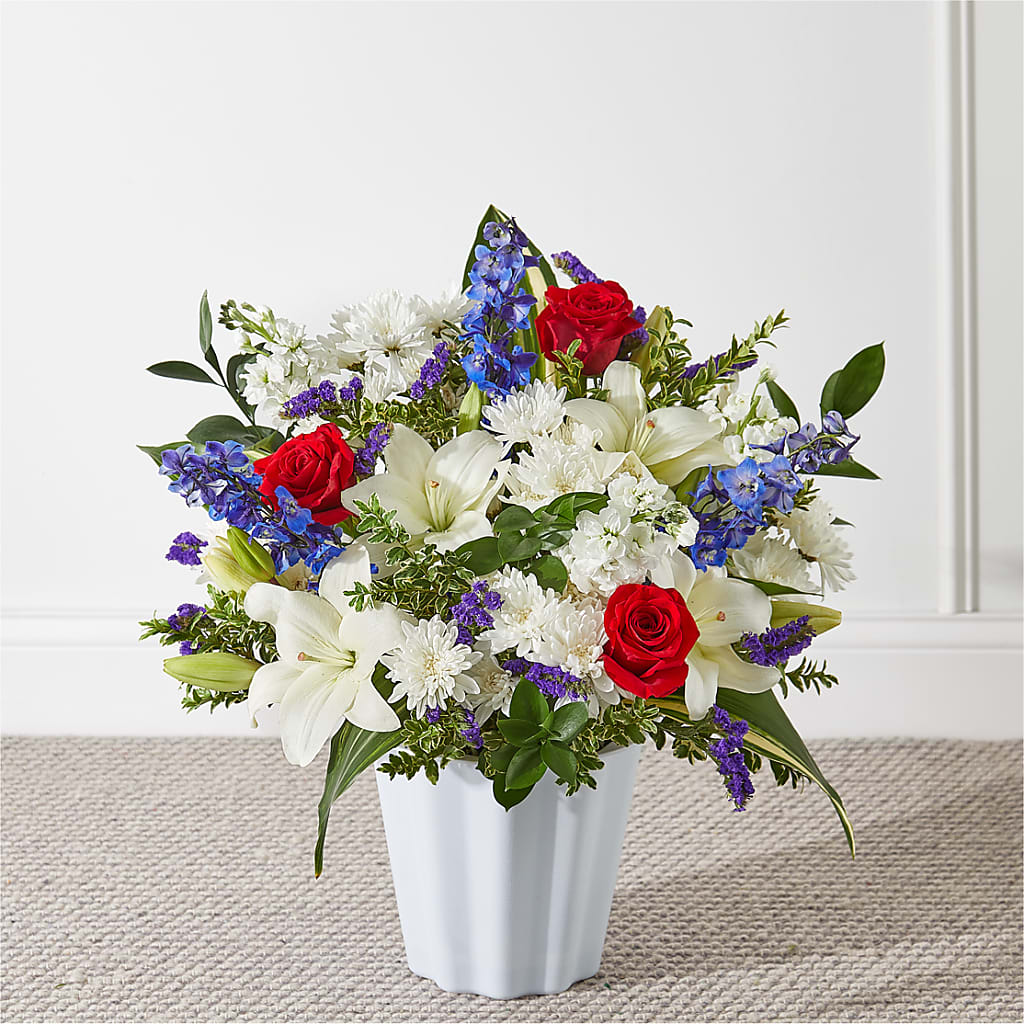 Consoled Floor Basket – West Hollywood Florist, West Hollywood CA