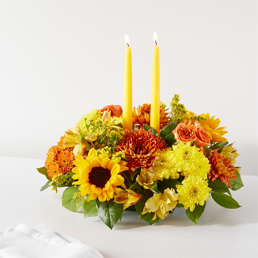 Autumn Harmony Centerpiece – West Hollywood Florist, West Hollywood CA