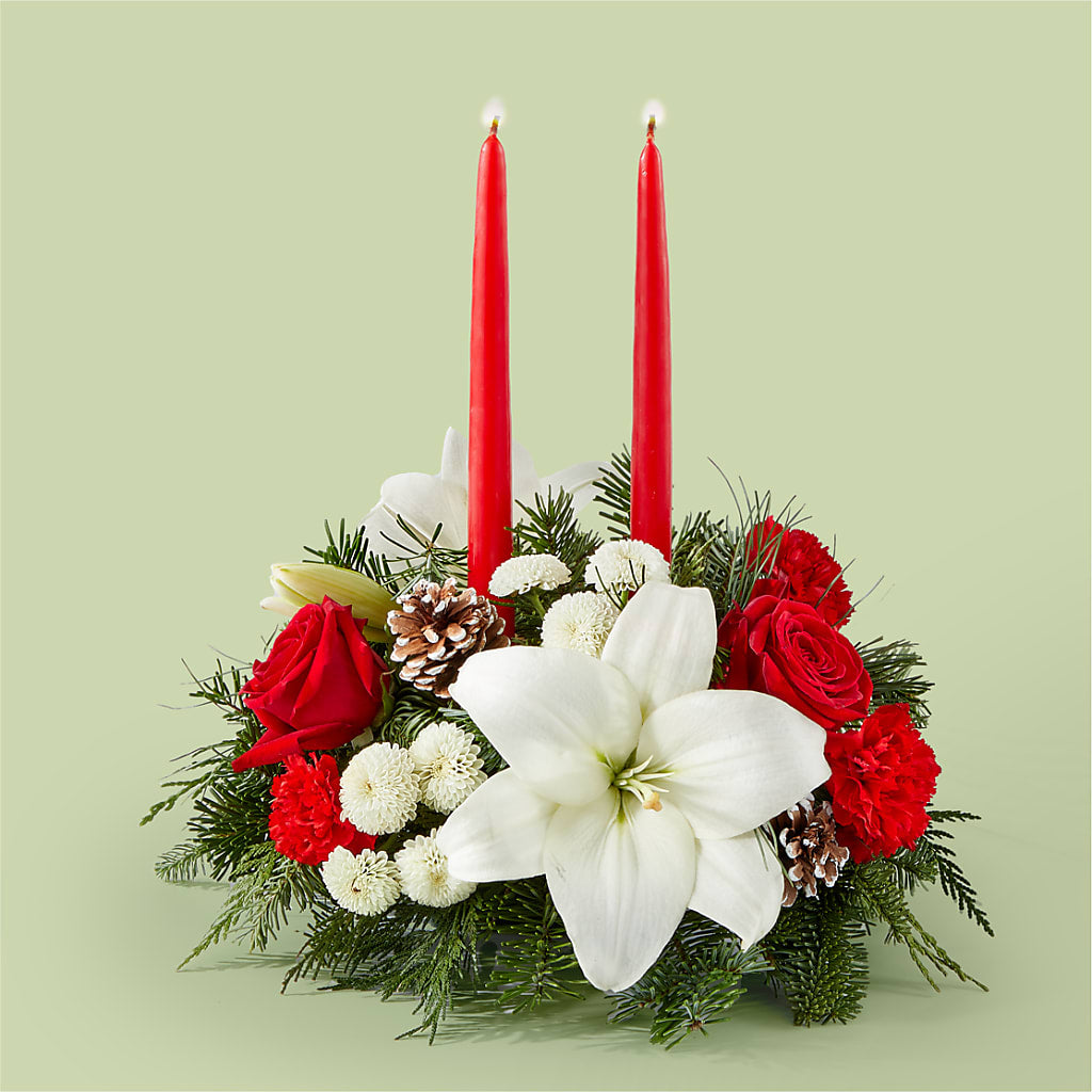 Seasonal Festivities Centerpiece – West Hollywood Florist, West Hollywood CA