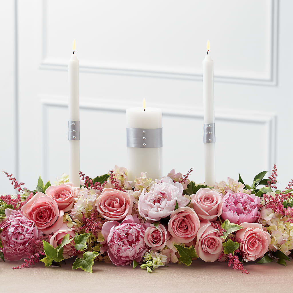 Worldwide Romance Unity Candle Arrangement – West Hollywood Florist, West Hollywood CA