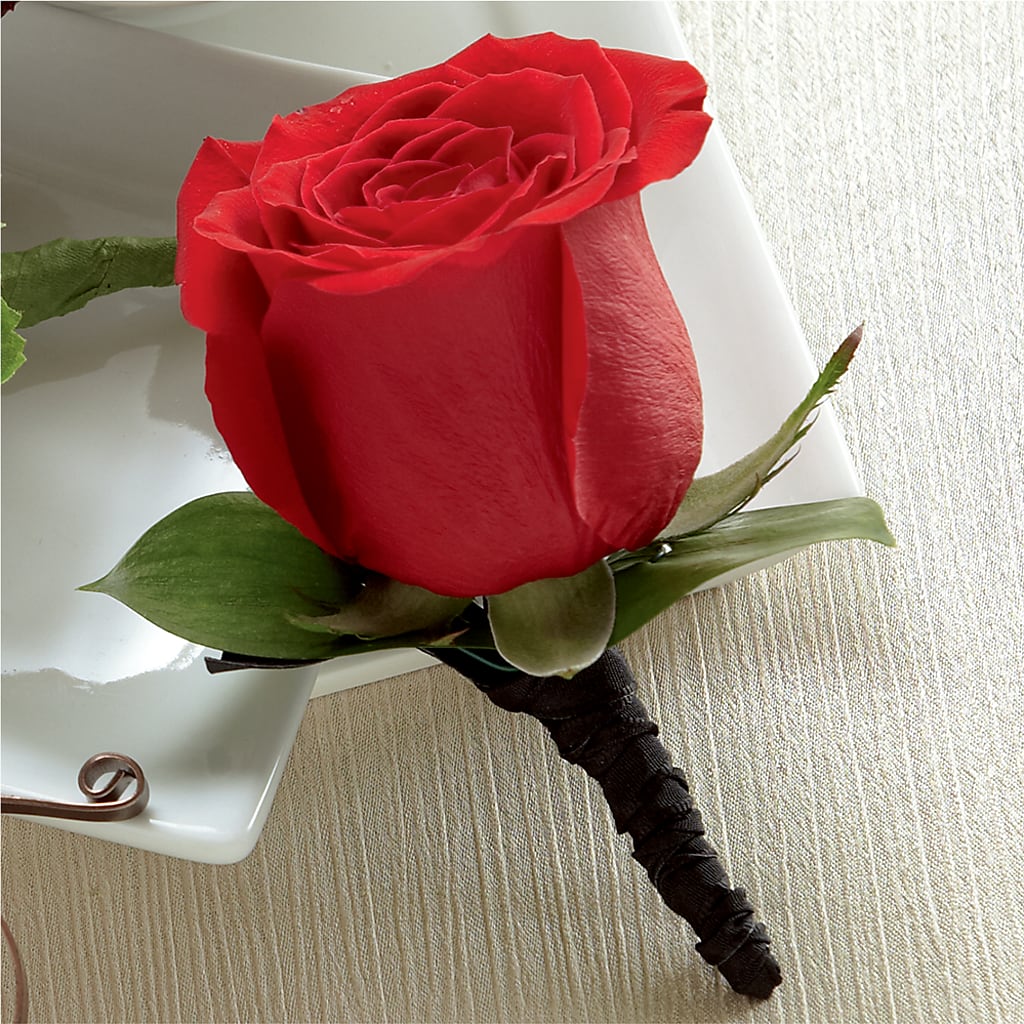 Red Rose Boutonniere – West Hollywood Florist, West Hollywood CA