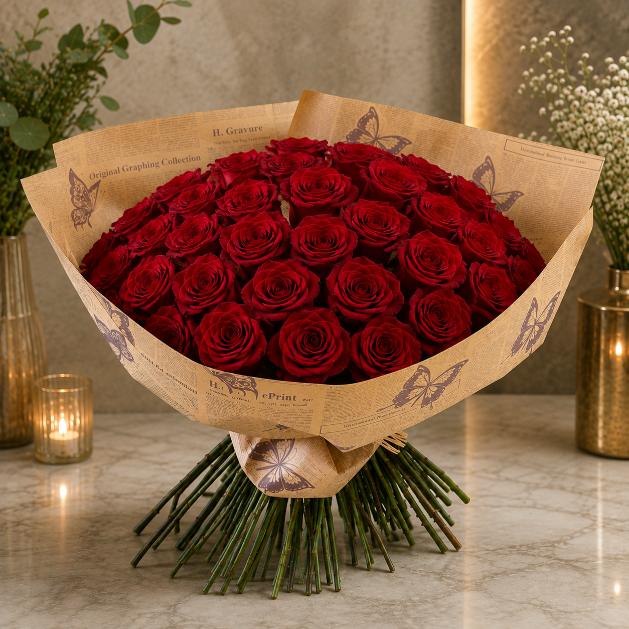 52-ROSES –  West Hollywood Florist, West Hollywood CA