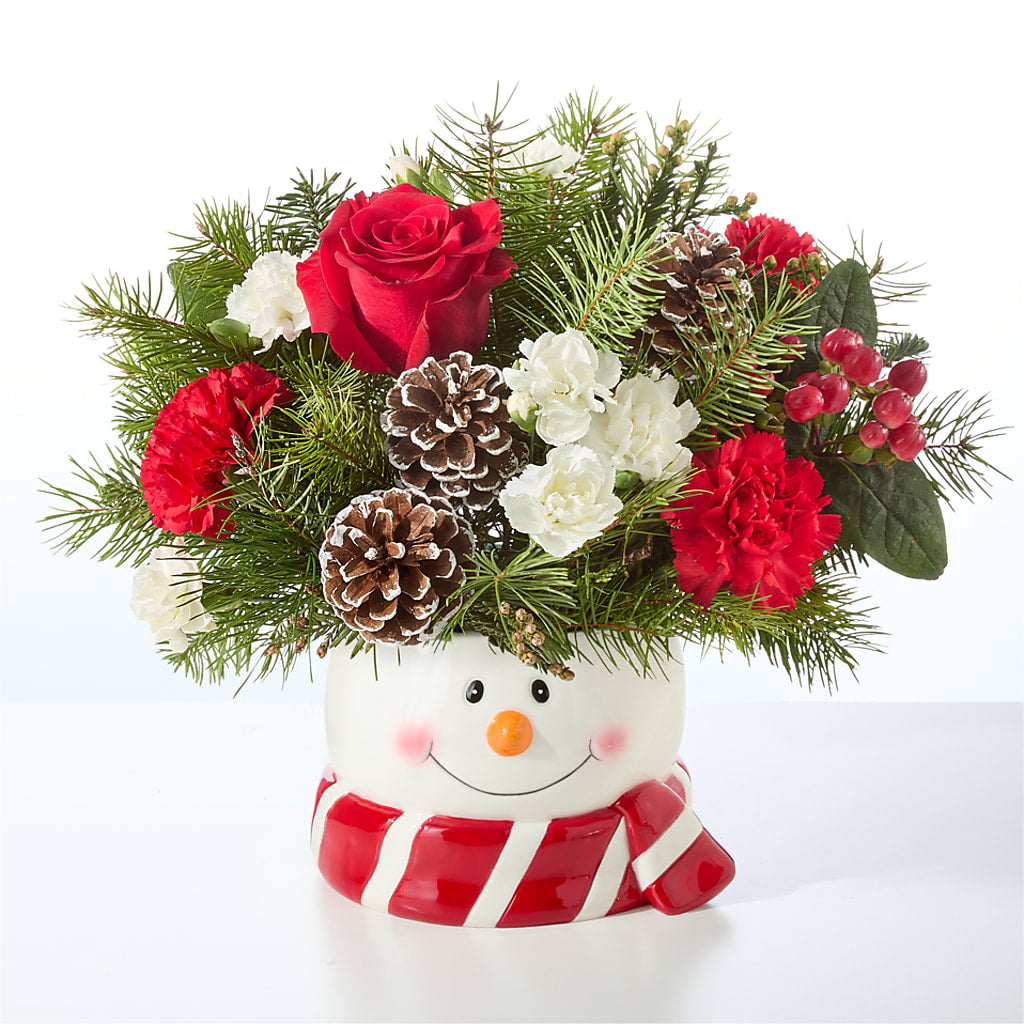 Jolly Snowman Bouquet –  West Hollywood Florist, West Hollywood CA