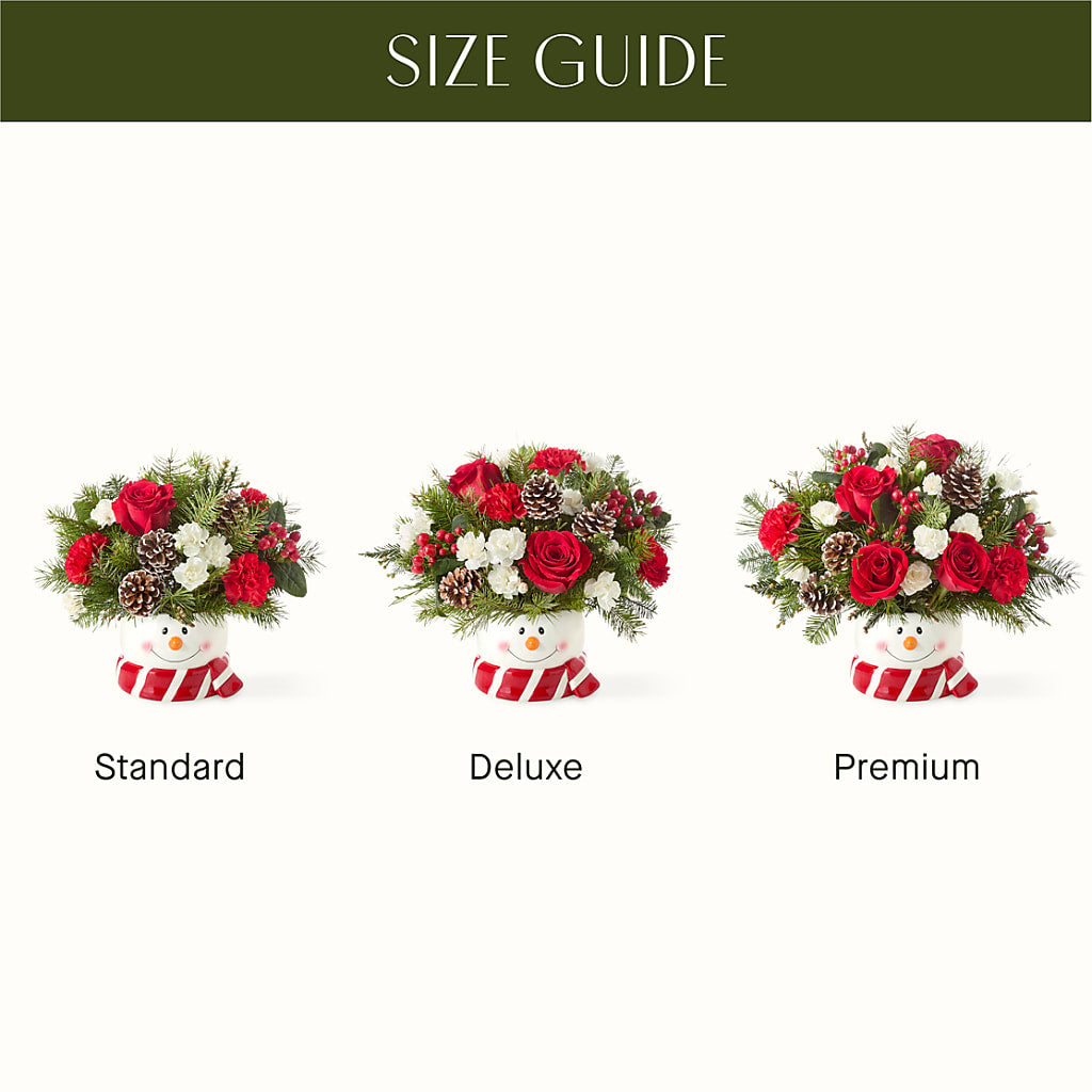 Jolly Snowman Bouquet –  West Hollywood Florist, West Hollywood CA