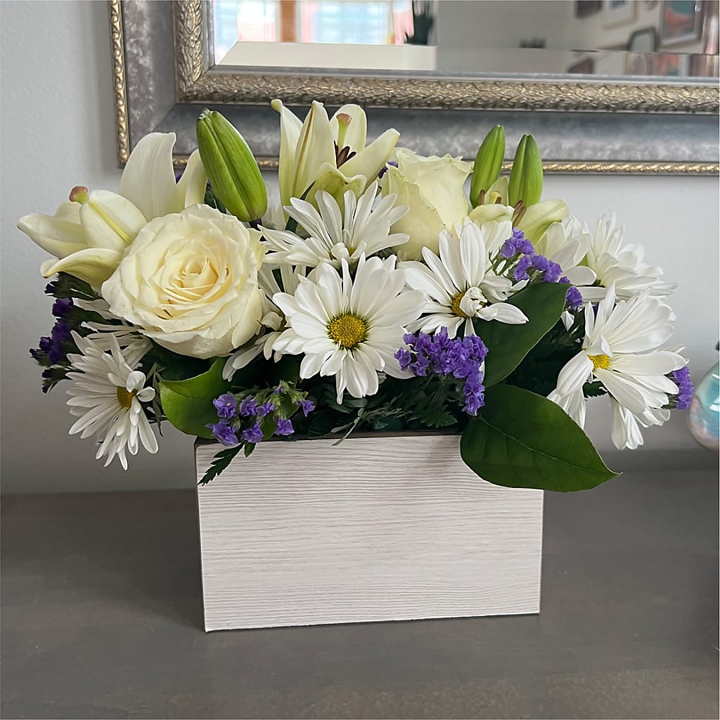 Beyond Blue Box Bouquet –  West Hollywood Florist, West Hollywood CA