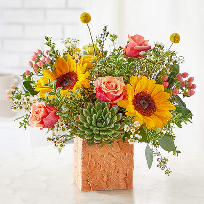 Sunflower Season Bouquet –  West Hollywood Florist, West Hollywood CA