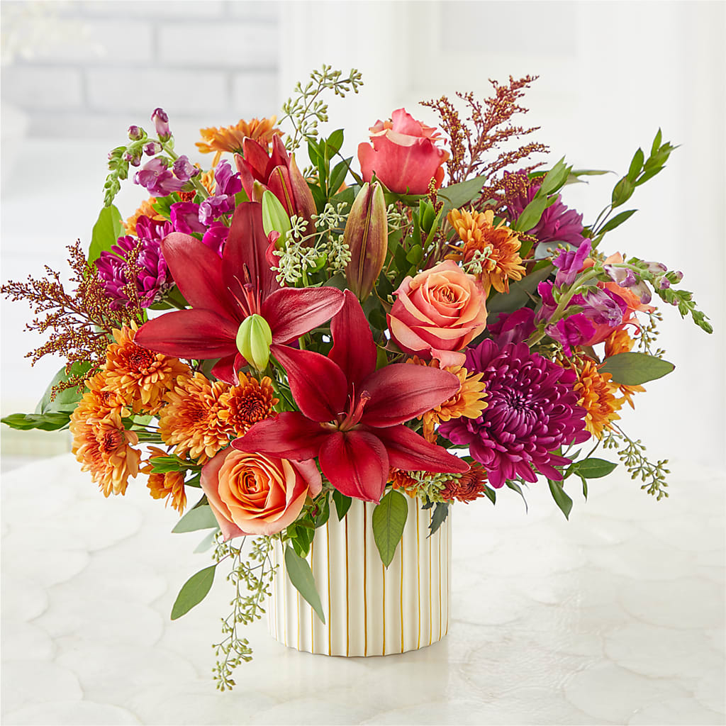 Burgundy Landscape Bouquet –  West Hollywood Florist, West Hollywood CA