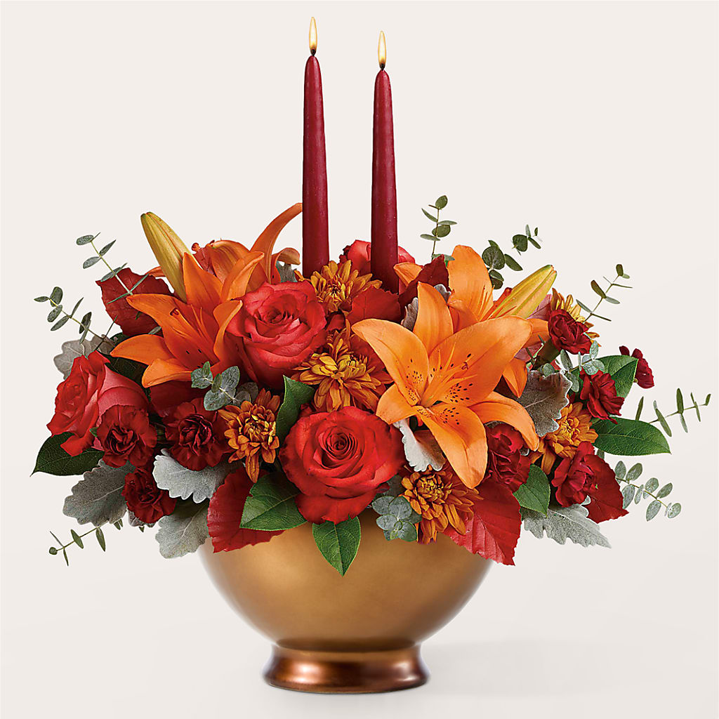 Fruits of Fall Centerpiece –  West Hollywood Florist, West Hollywood CA