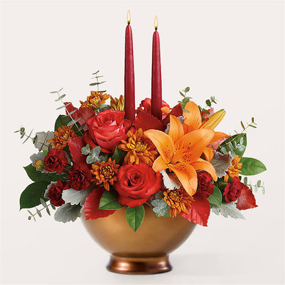 Fruits of Fall Centerpiece –  West Hollywood Florist, West Hollywood CA