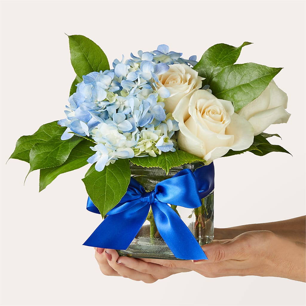 Sky Blue Delight Bouquet –  West Hollywood Florist, West Hollywood CA