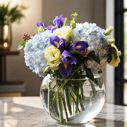 English Wild Flower Bowl –  West Hollywood Florist, West Hollywood CA