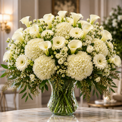 White Ivory Garden –  West Hollywood Florist, West Hollywood CA