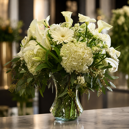 White Ivory Garden –  West Hollywood Florist, West Hollywood CA