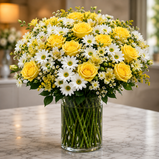 Dasies and Roses –  West Hollywood Florist, West Hollywood CA