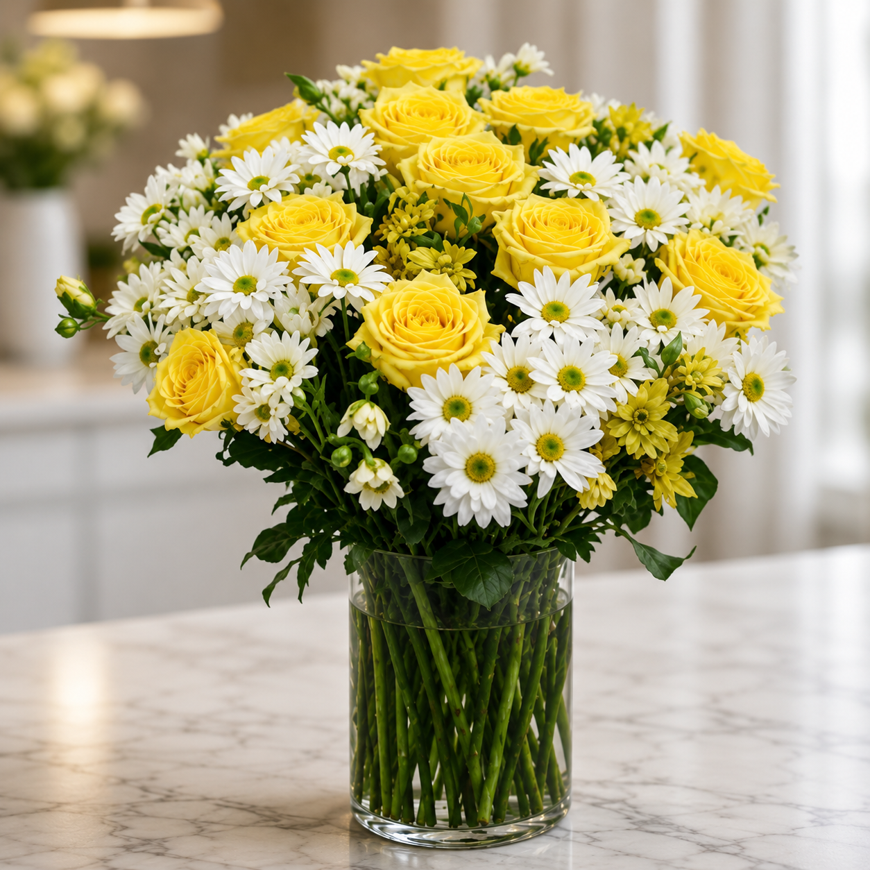 Dasies and Roses –  West Hollywood Florist, West Hollywood CA