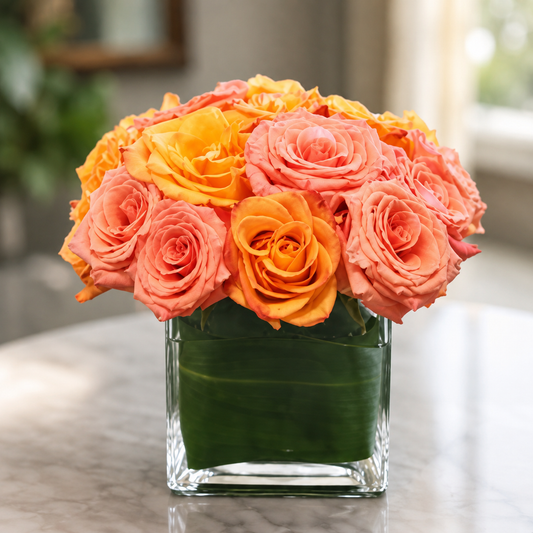 Cube of Roses –  West Hollywood Florist, West Hollywood CA